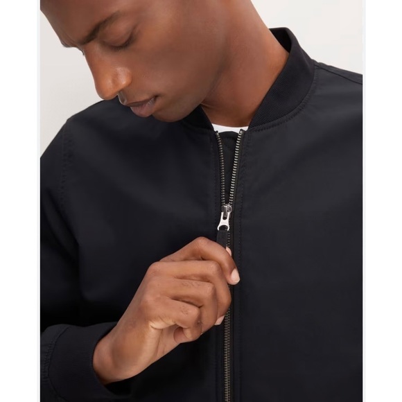 NEW EVERLANE Recycled Canvas Water Resistant Utility Bomber Flight Jacket M - Picture 4 of 12